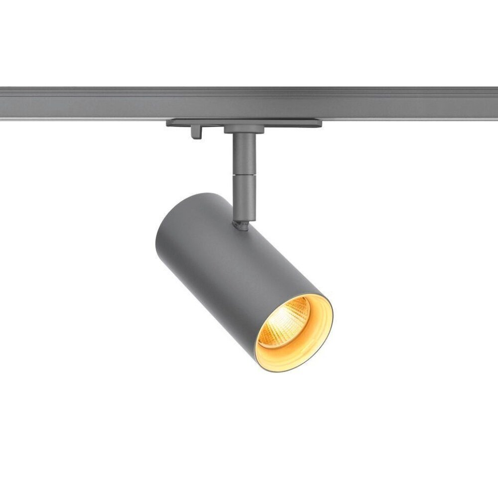 LED 1-Phasen-Spot Noblo in Grau 6W 740lm 2700K 32° günstig online kaufen