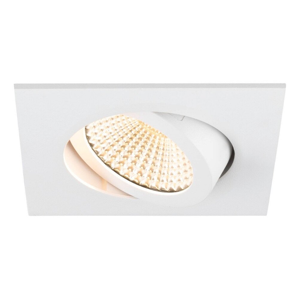 LED Deckeneinbauleuchte New Tria in Weiß 8,6W 540lm 60° 82mm eckig günstig online kaufen