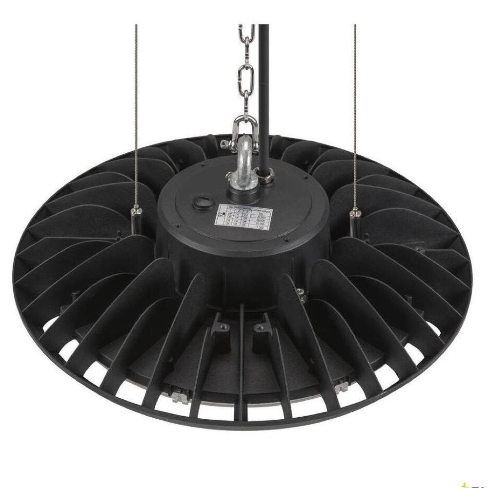 LED Pendelleuchte Highbay in Schwarz 200W 32000lm IP65 günstig online kaufen