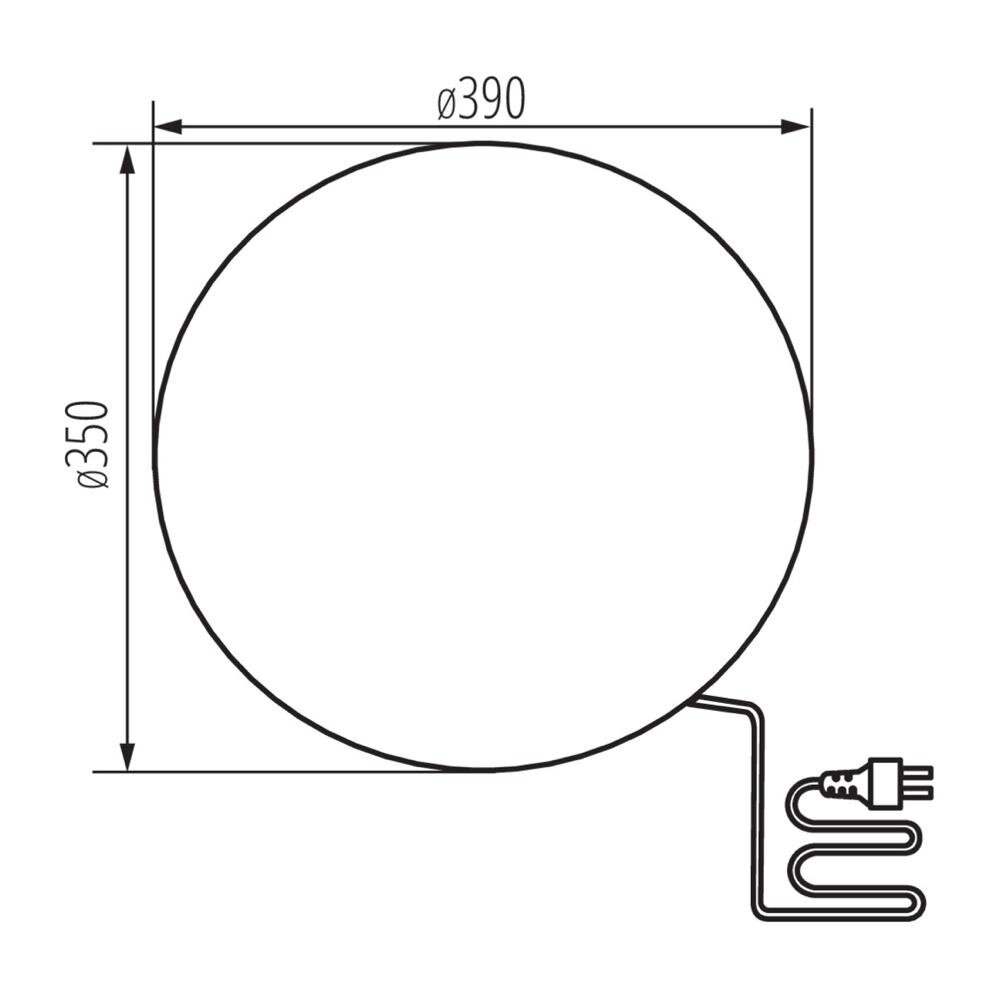 Gartenkugel Stono in Grau E27 IP65 390mm günstig online kaufen