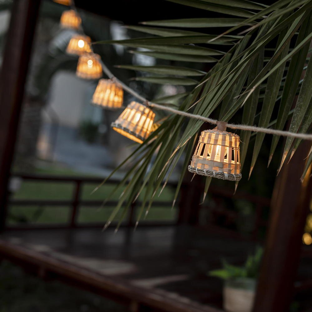 New Garden Wandleuchte New Garden AURORA GUIRLANDA Cable Jute günstig online kaufen