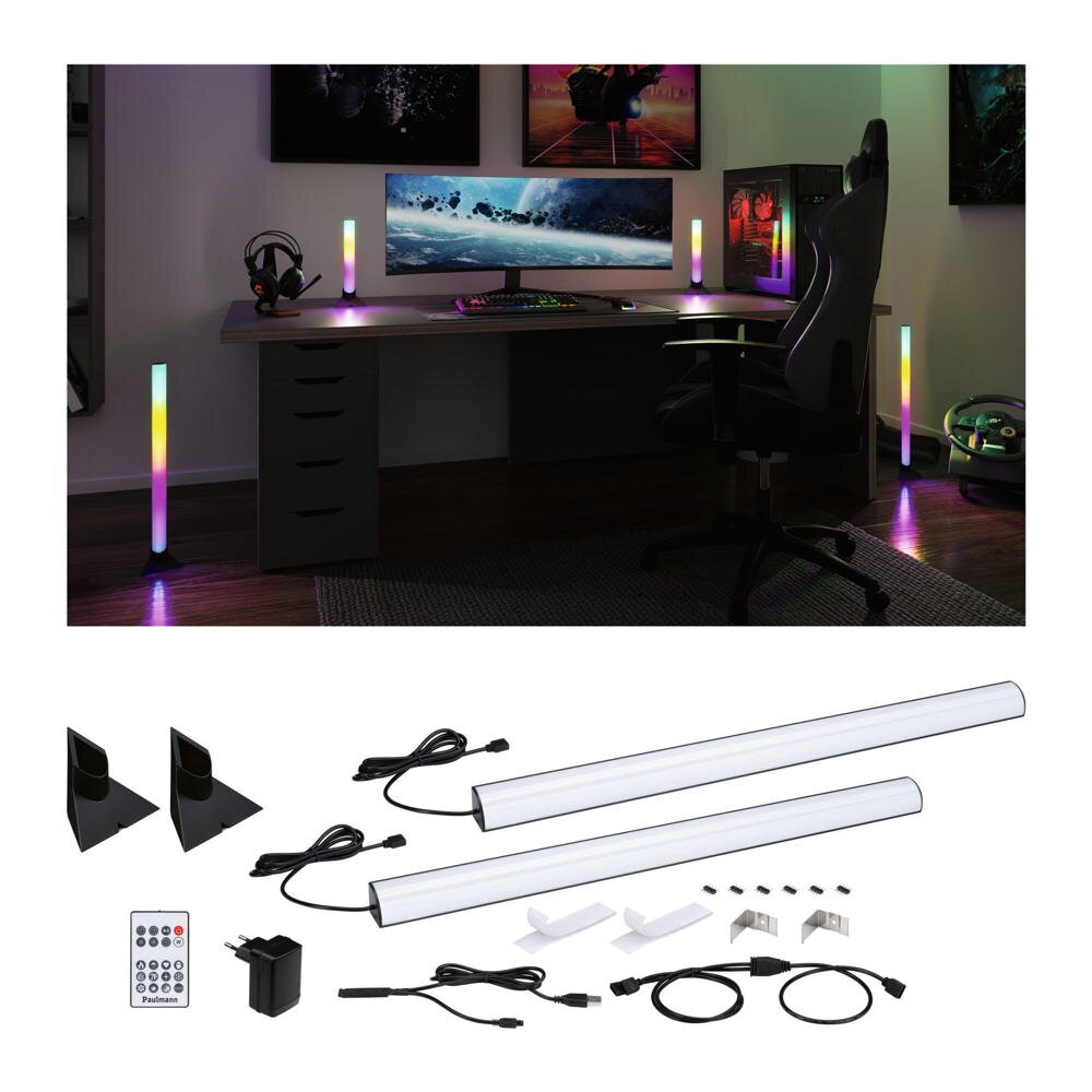 LED Lightbar RGB Entertainled in Weiß 2x 1W 96lm