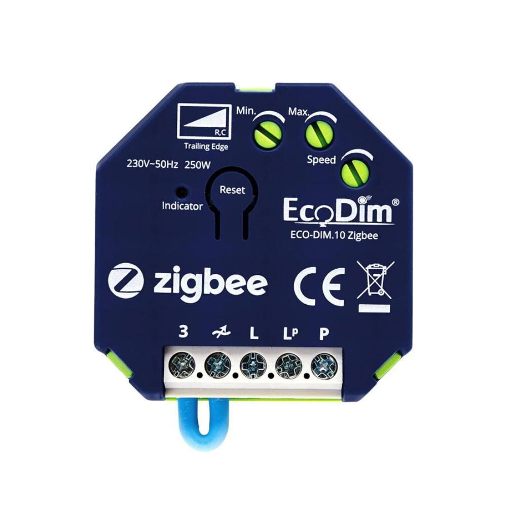 Zigbee LED Smartdimmer 250W in Blau | EcoDim | ECO-DIM.10 Zigbee