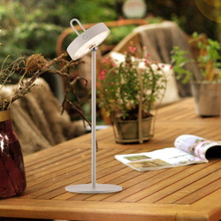 LED Akku Tischleuchte Amag in Beige 1,5W 80lm IP44