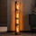 famlights | Stehleuchte Amira in Nickel und Schwarz E27
