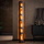 famlights | Stehleuchte Amira in Nickel und Schwarz E27