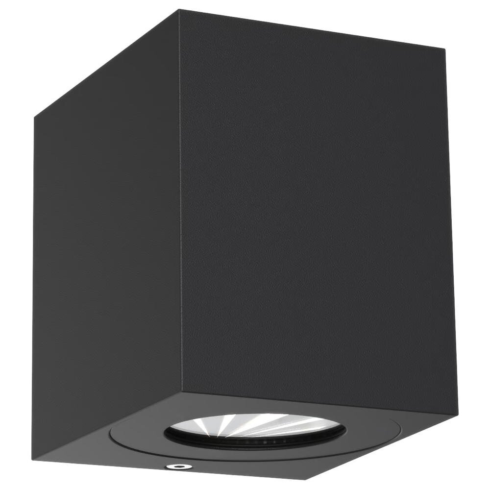 LED Wandleuchte Canto Kubi 2 in Schwarz 2x 5,3W 500lm IP44