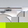 LED Wandleuchte Ip S13 40 in Stahl-gebürstet 6,2W 950lm IP44
