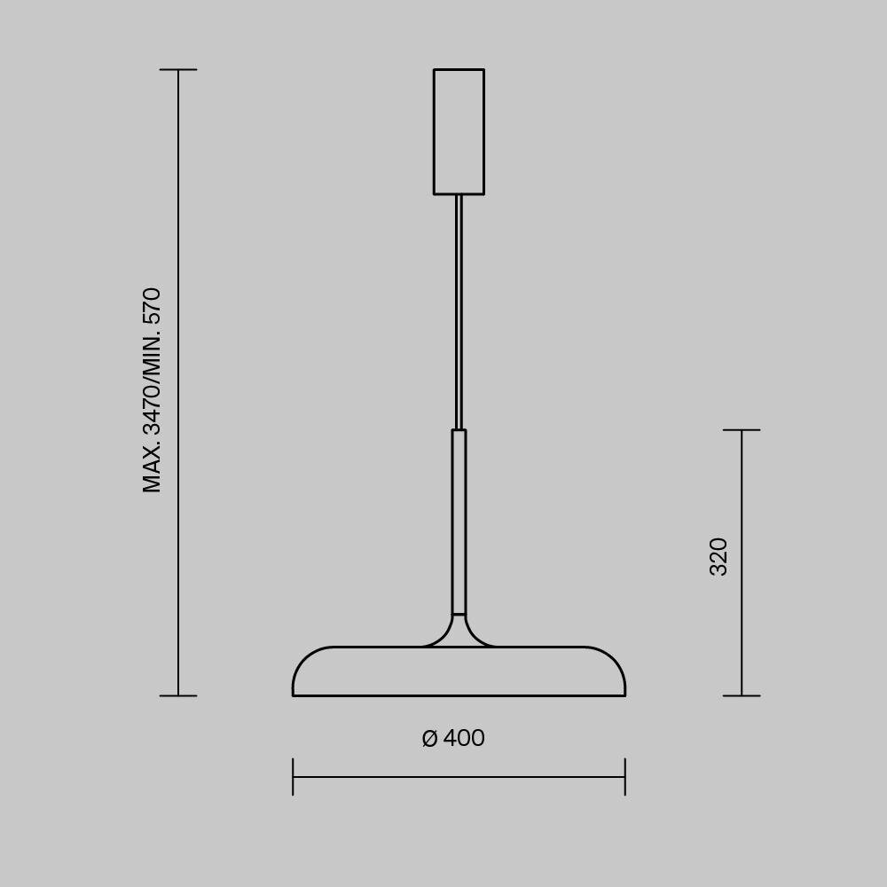 LED Pendelleuchte Gerhard in Grau 26W 1400lm günstig online kaufen