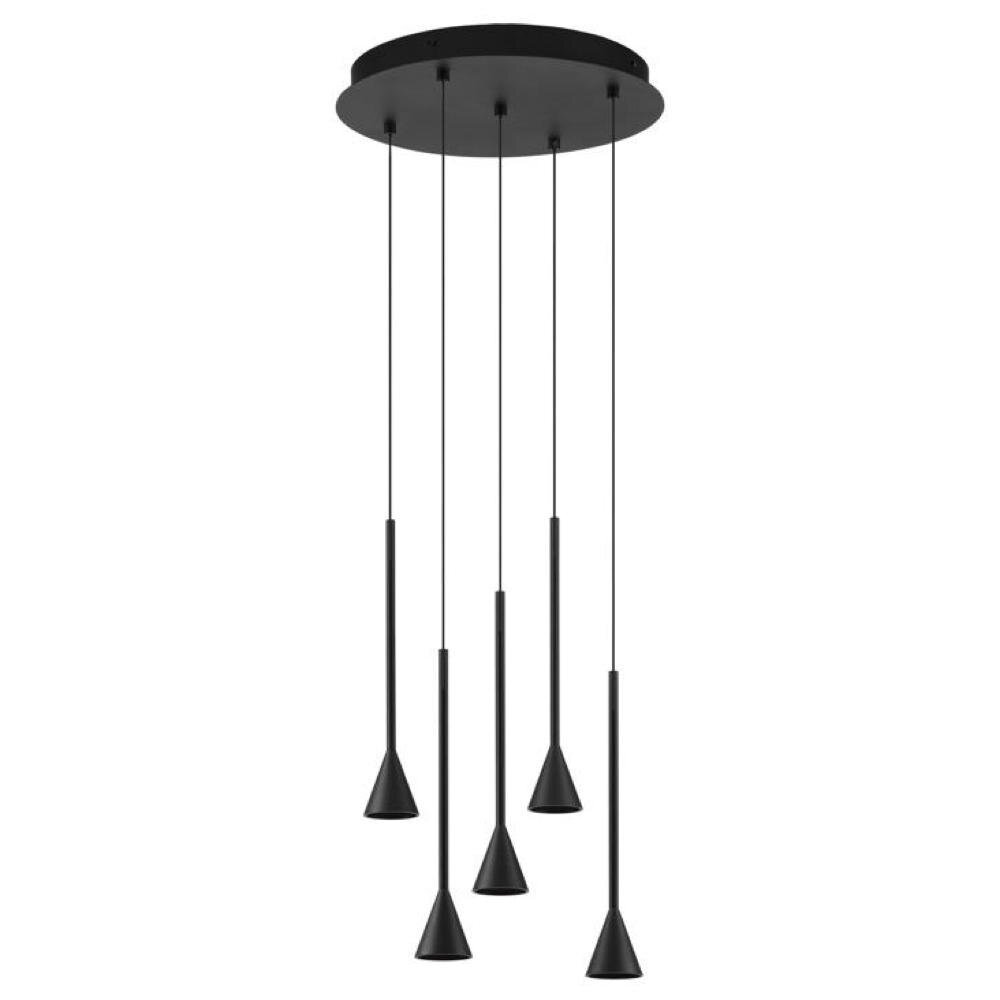 LED Pendelleuchte Net in Schwarz 5x 5,4W 1312lm