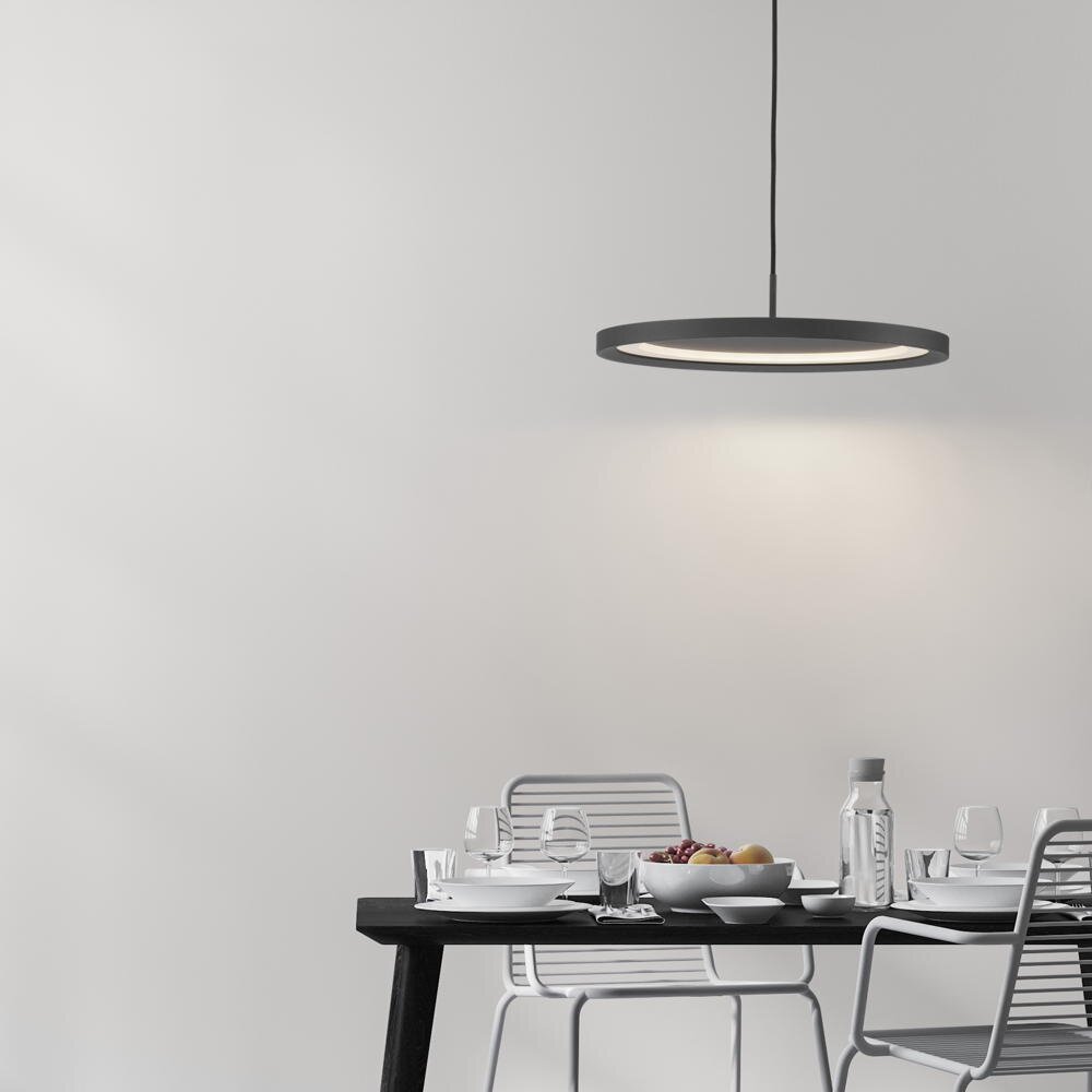 LED Pendelleuchte Andria in Schwarz 30W 2221lm günstig online kaufen