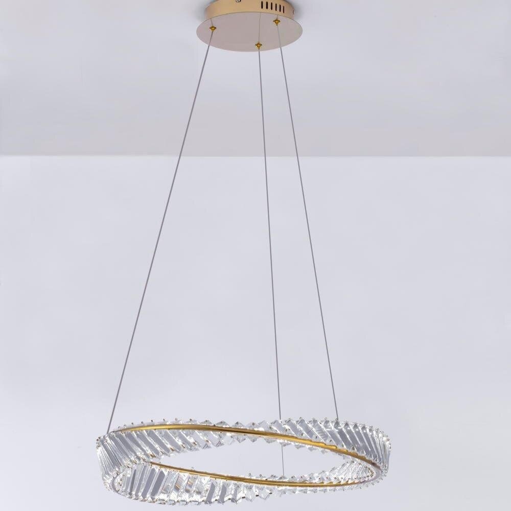 LED Pendelleuchte Aurelia in Gold und Transparent 36W 3180lm