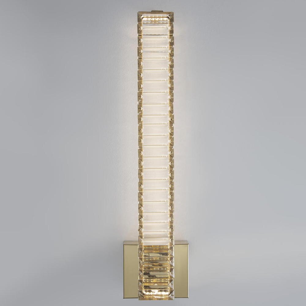 LED Wandleuchte Aurelia in Gold und Transparent 19W 1707lm