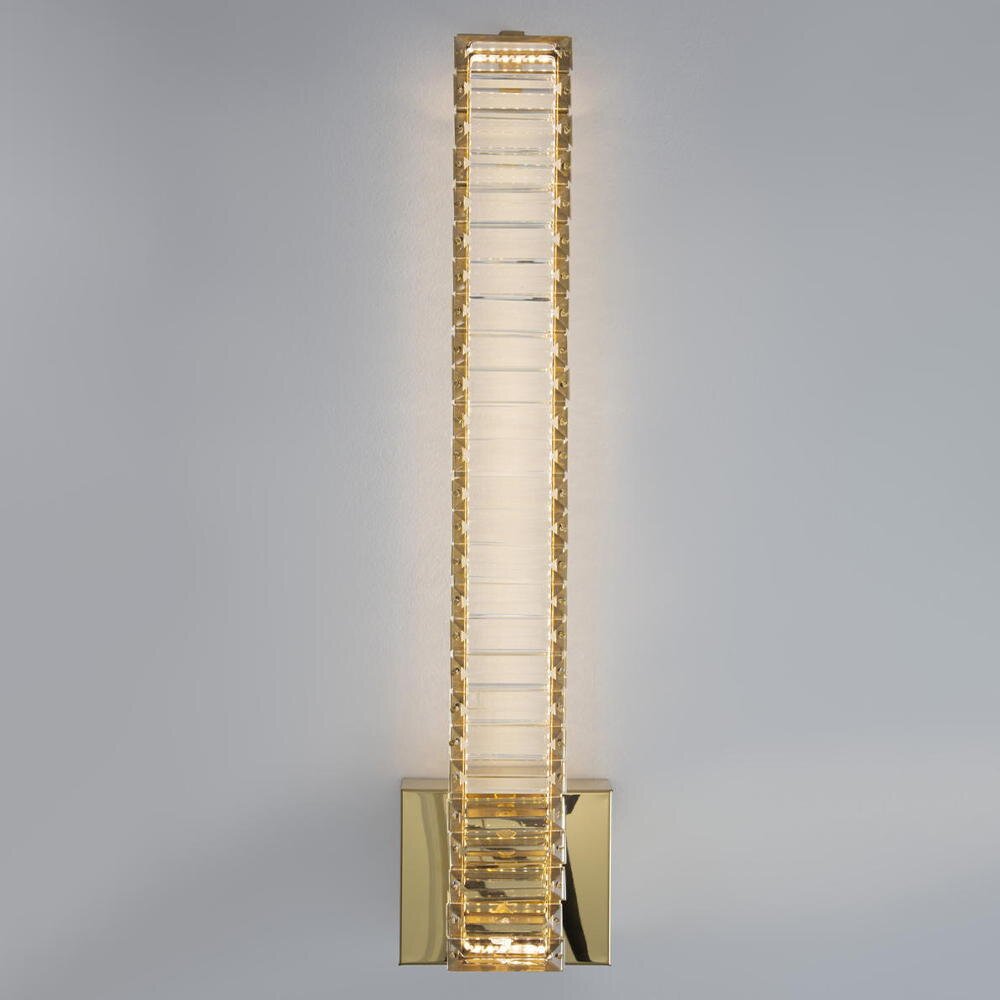 LED Wandleuchte Aurelia in Gold und Transparent 19W 1707lm günstig online kaufen