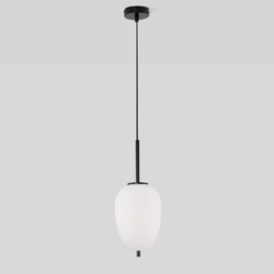 Pendelleuchte Lato in Schwarz und Weiß E14