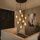 famlights | Pendelleuchte Aenna in Gold und Transparent E27