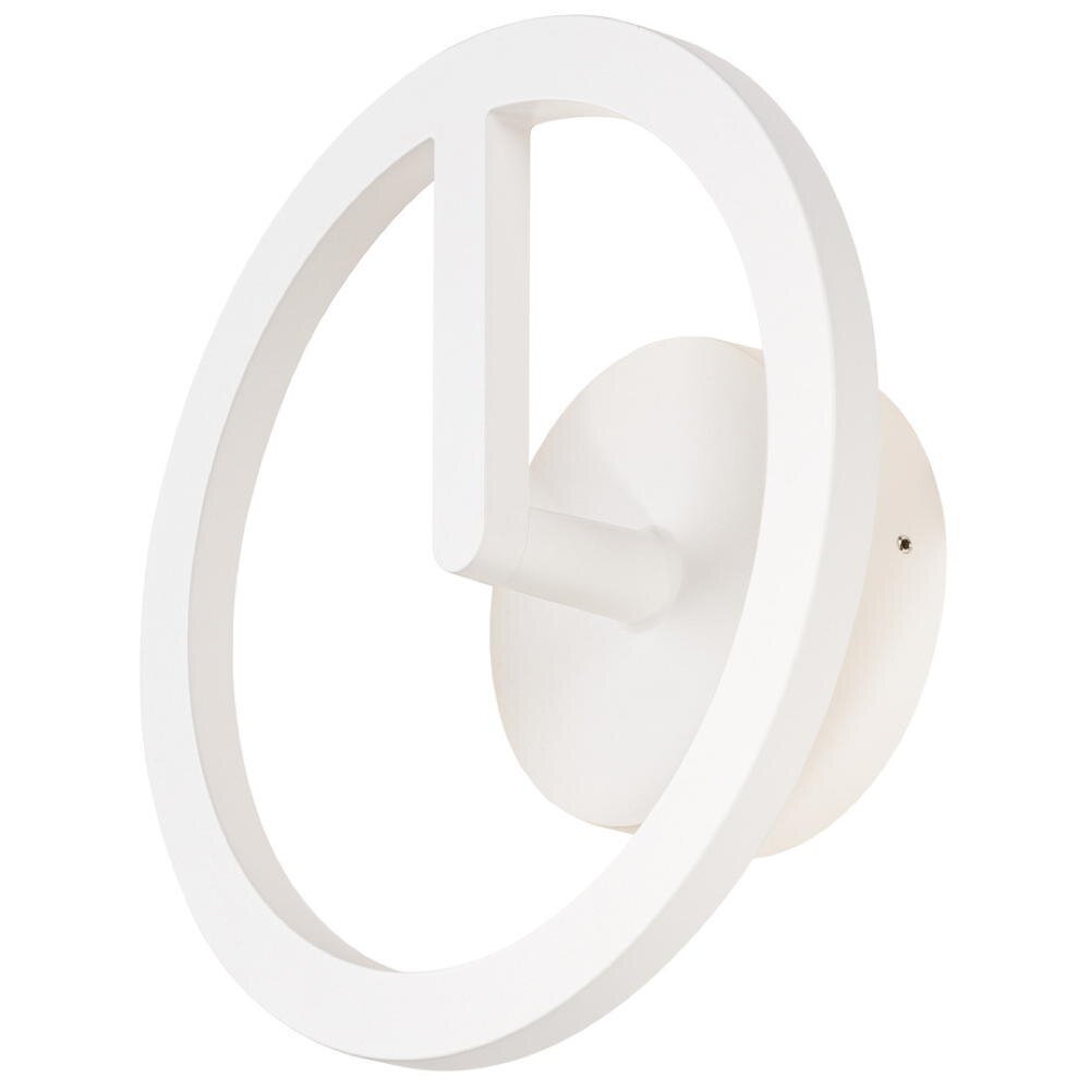 LED Wandleuchte Q-Ring in Weiß-matt 10W 950lm IP65