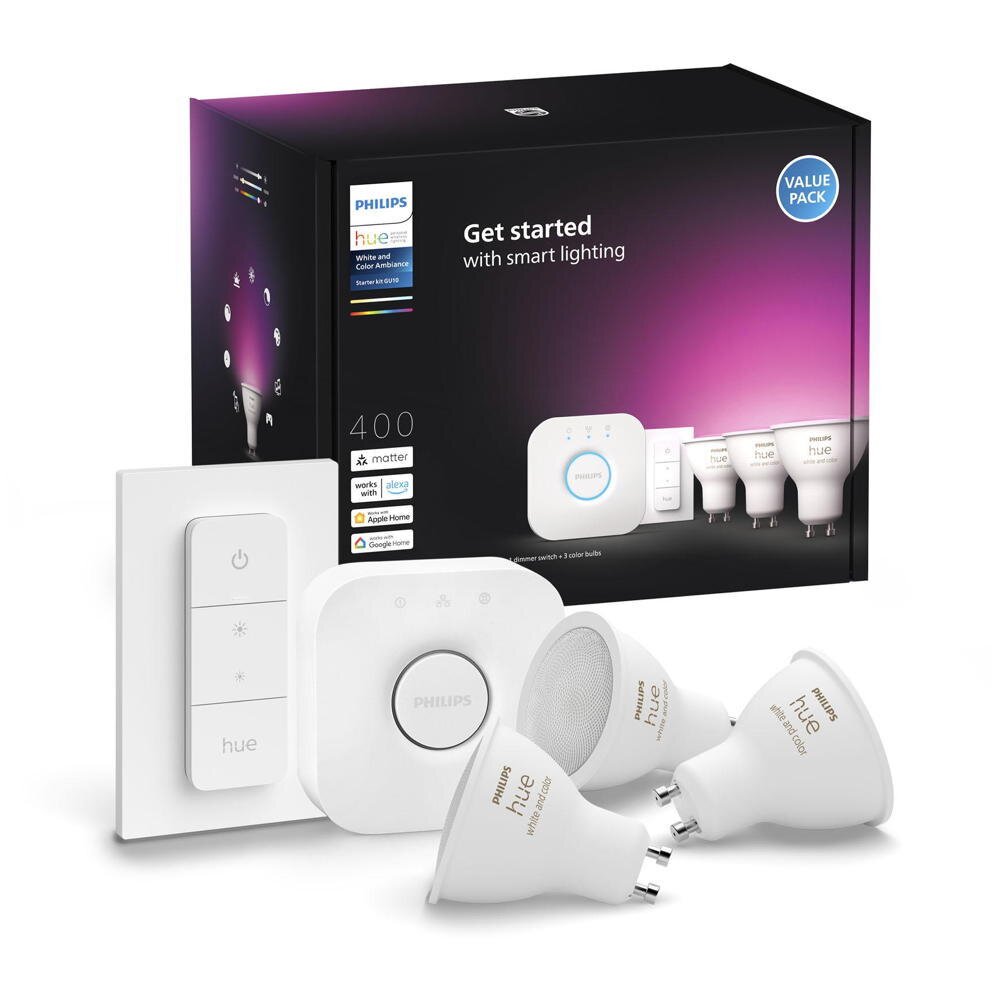 Philips Hue Bluetooth White & Color Ambiance Lampe GU10 - Reflektor Par16 4 günstig online kaufen