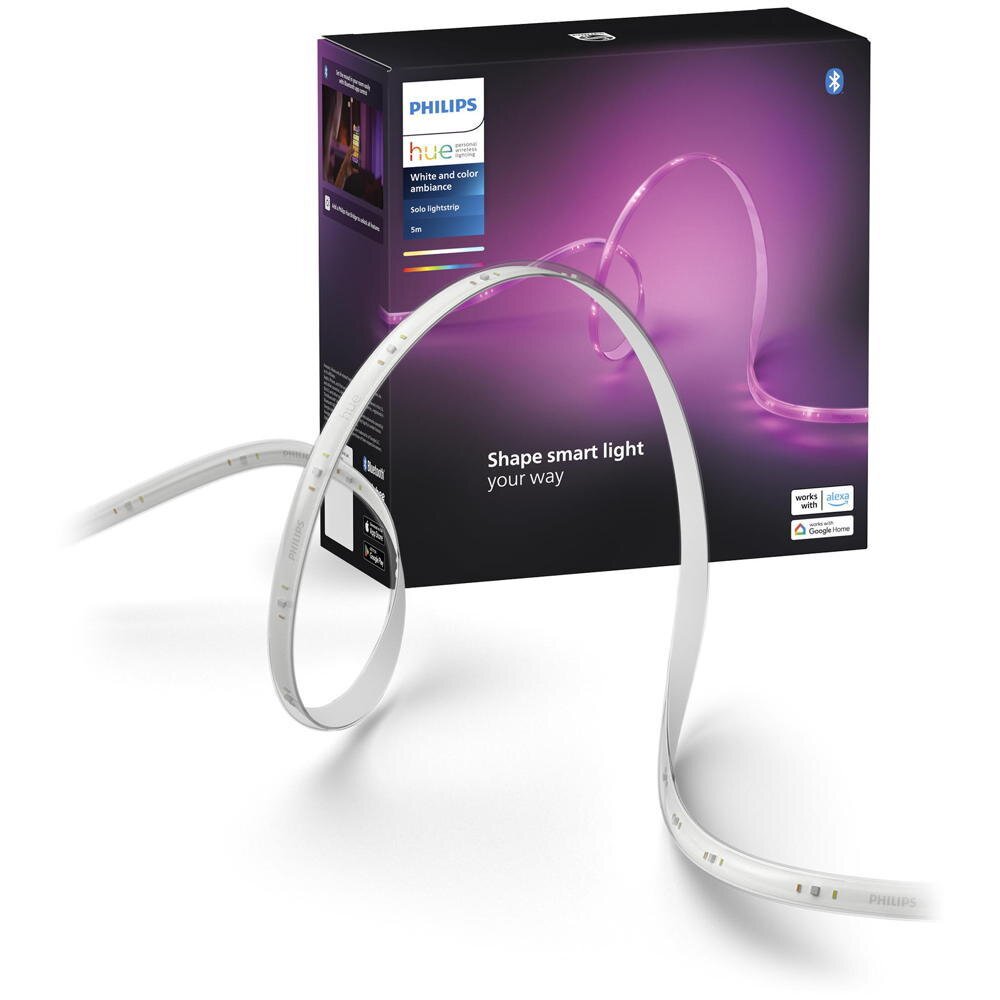 Philips Hue Bluetooth White & Color Ambiance Lightstrip Essential in Weiß 5 günstig online kaufen