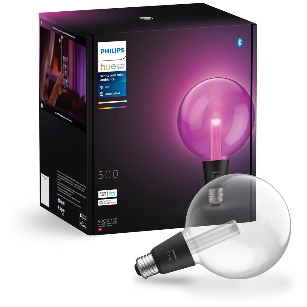 Philips Hue Bluetooth White & Color Ambiance Lampe Lightguide E27 Giant Glo günstig online kaufen