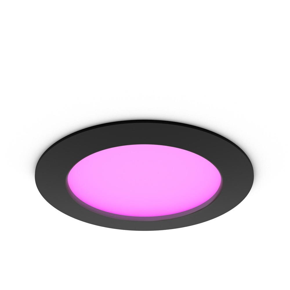 Philips Hue Bluetooth White & Color Ambiance Einbauspot Slim Recessed in Sc günstig online kaufen