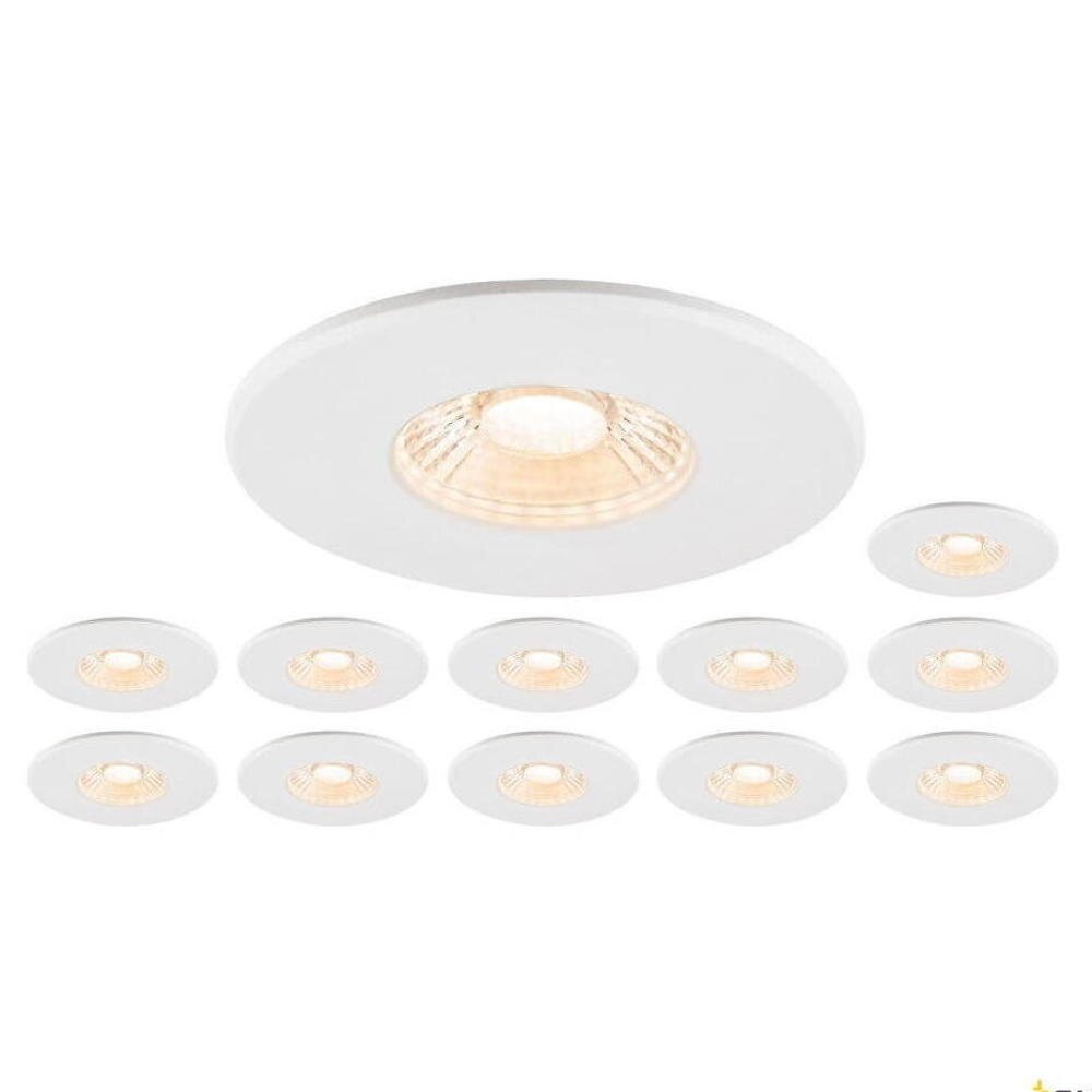 LED Einbauleuchte Universal Downlight in Weiß 12x 8W 8160lm IP65 günstig online kaufen