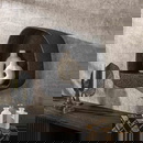 RINGO-Living Wandregal Delia in schwarzer Metall Optik