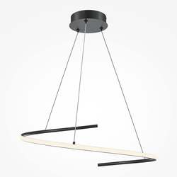 LED Pendelleuchte Curve in Weiß 31W 2100lm
