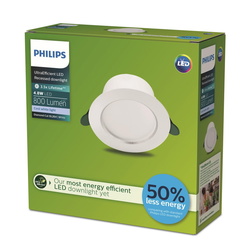 LED Deckeneinbauspot Diamond Cut in Weiß 4,8W 800lm...