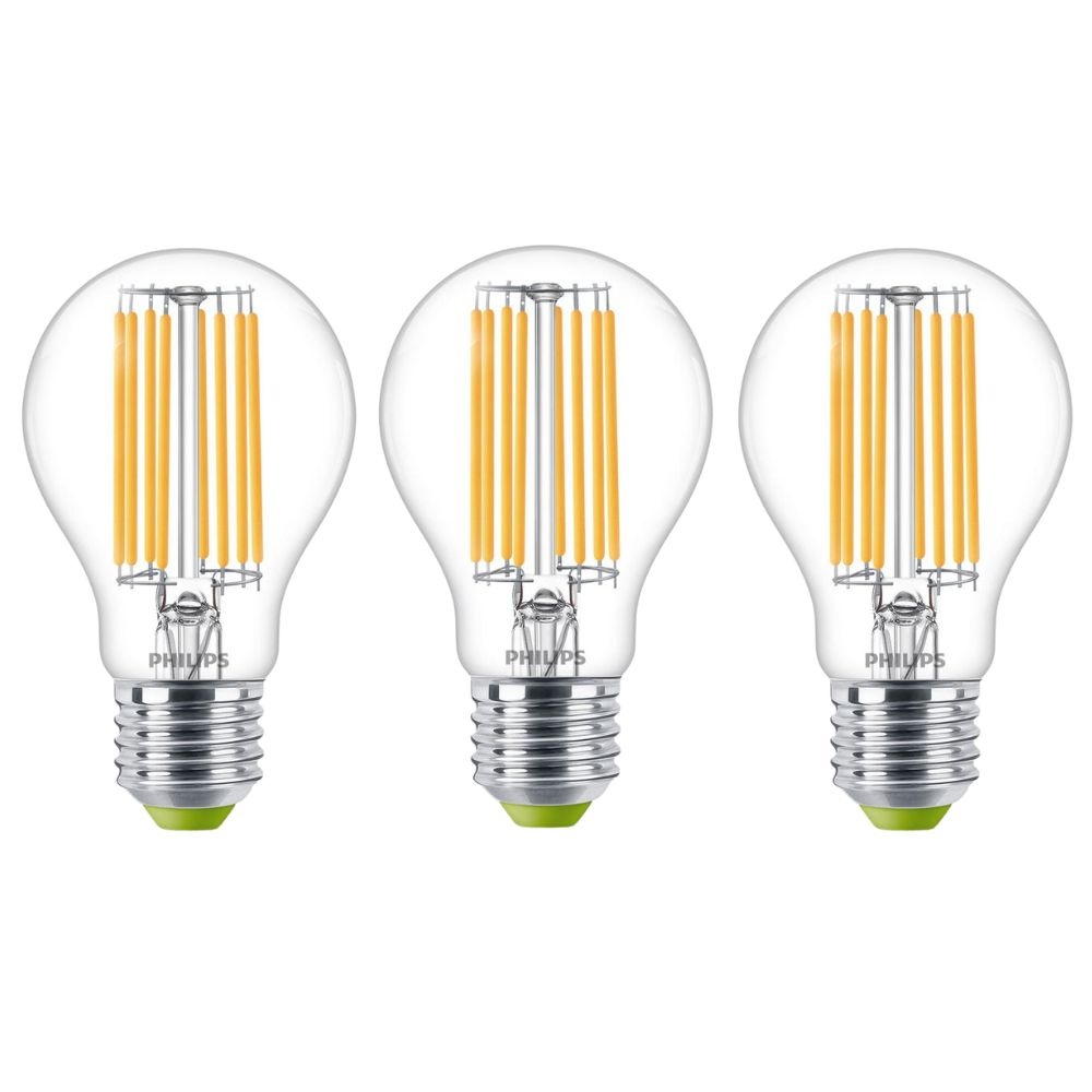 Philips Ultra Efficient LED Filament Lampe E27 Birne - A60 4W 640lm 2700K D günstig online kaufen