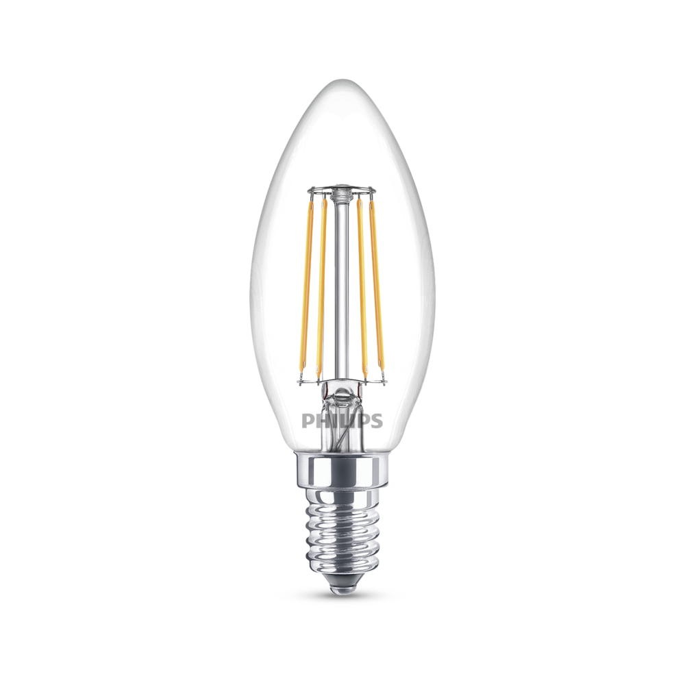 Philips LED Lampe E14 Kerze B35 Ultra Efficient 2,3W 485lm 4000K Viererpack günstig online kaufen