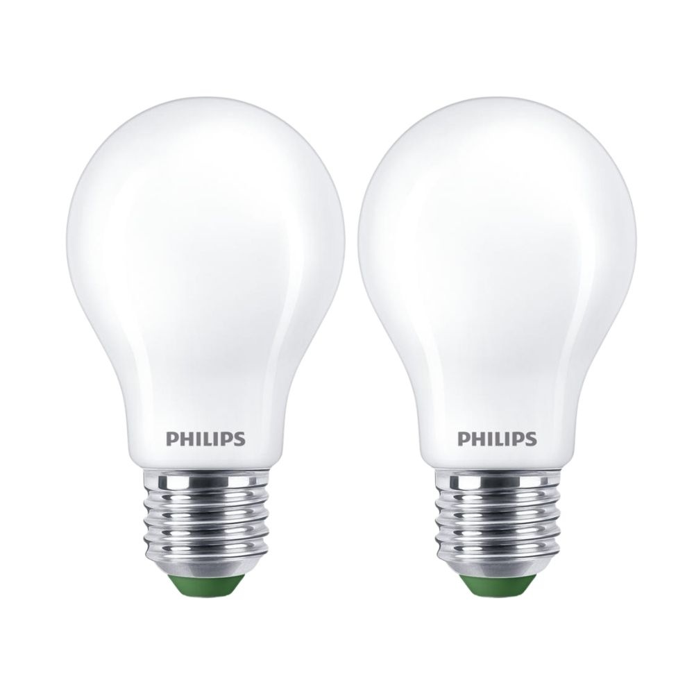 Philips LED Lampe E27 Birne A60 Ultra Efficient 7,3W 1535lm 2700K Doppelpac günstig online kaufen