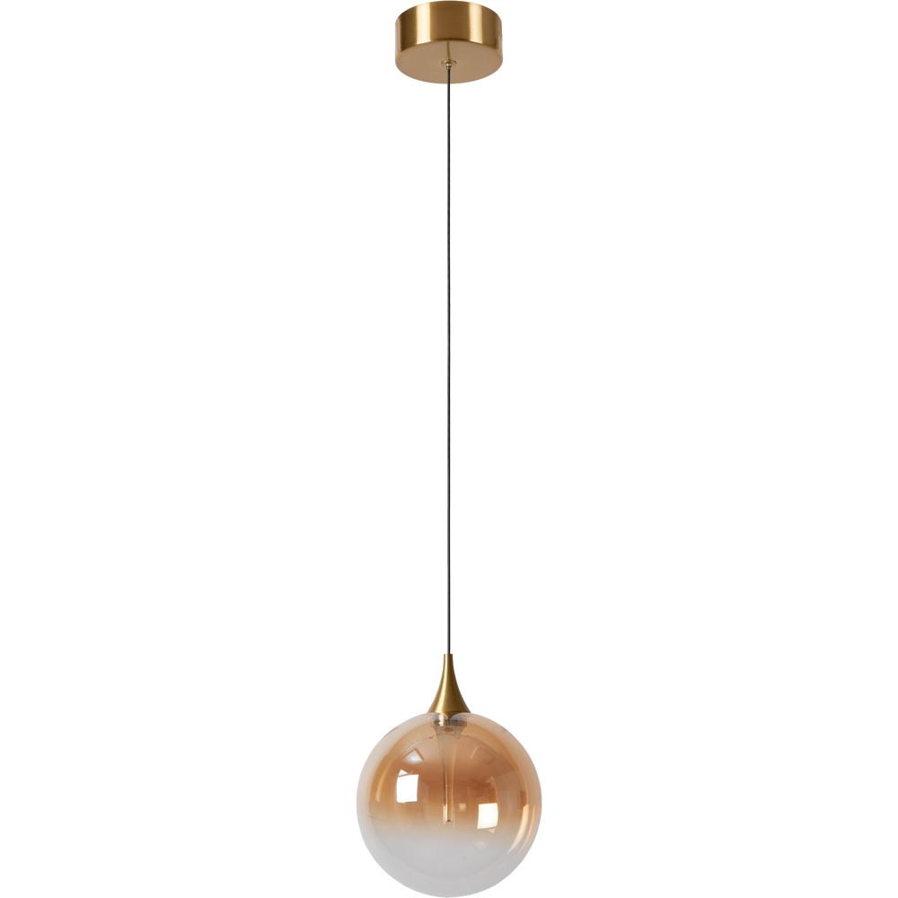 LED Pendelleuchte Gisela in Gold-transparent und Gold-matt 5W 270lm