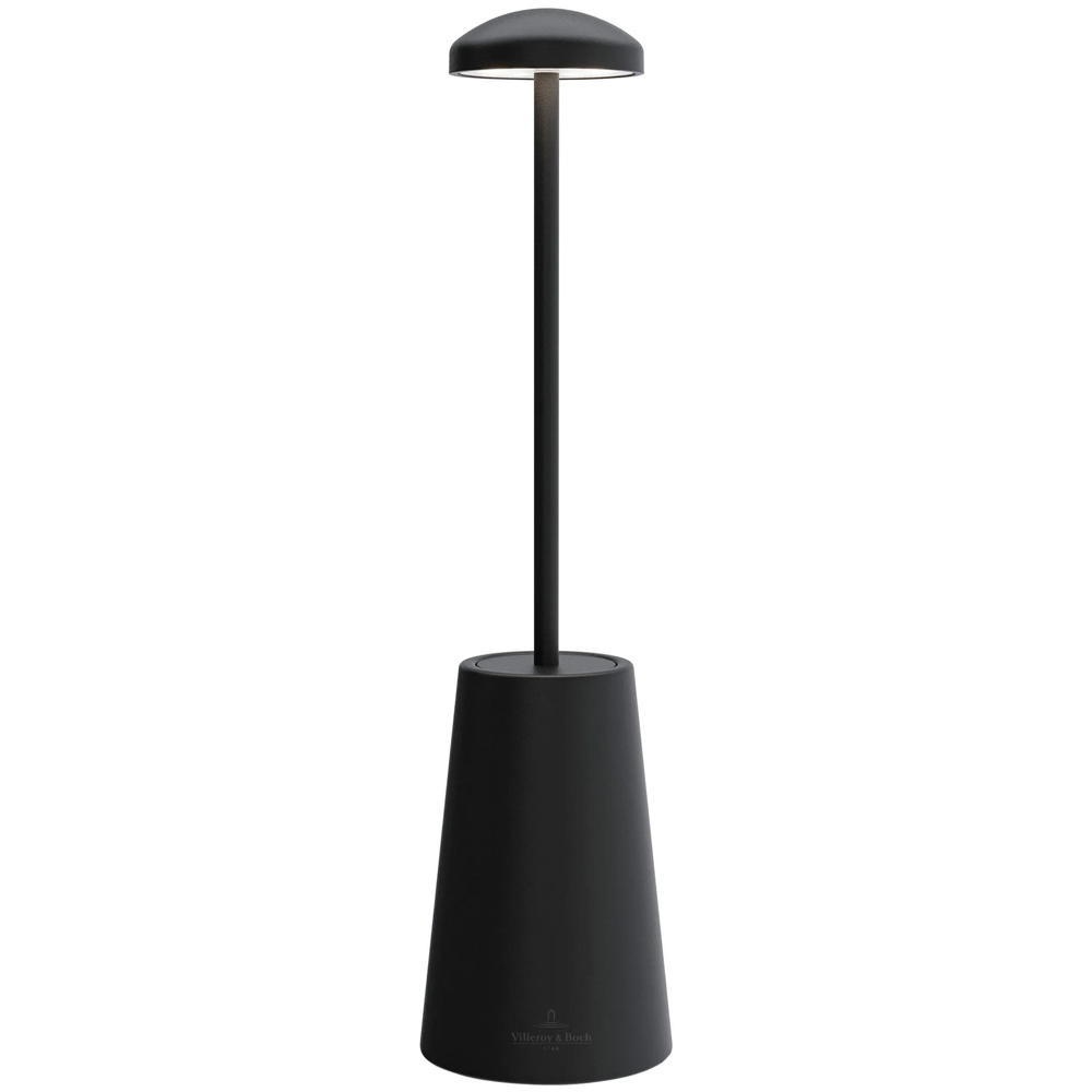 LED Akku Tischleuchte Siena in Schwarz 1,9W 251lm IP54