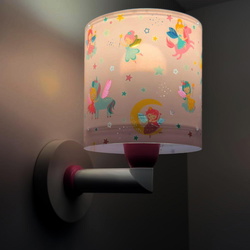 Wandleuchte Fiary Dreams in Rosa E27