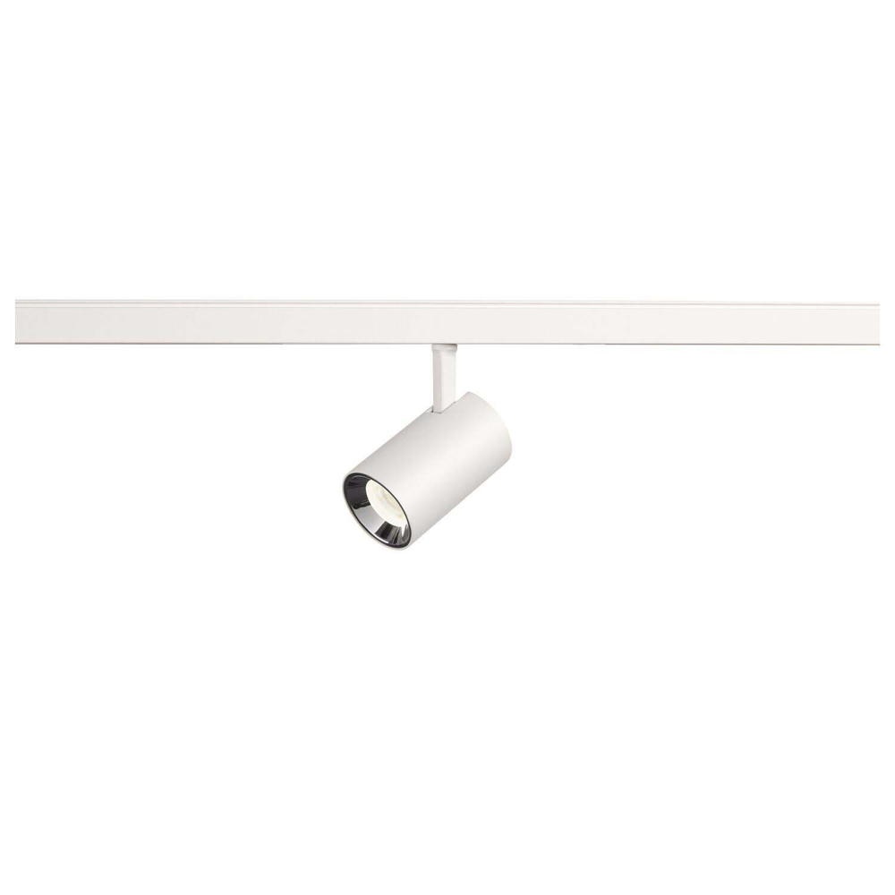 48V LED Schienensystem Spot Numinos Xs in Weiß-matt und Chrom 16W 740lm 55° günstig online kaufen