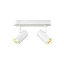 LED Wand- und Deckenleuchte Noblo in Weiß 2x 15W...