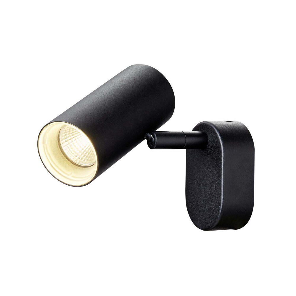 LED Wand- und Deckenleuchte Noblo in Schwarz 6W 750lm günstig online kaufen