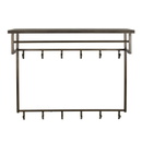 RINGO-Living Gaderobe Birk aus Metall in Messing 12 Haken