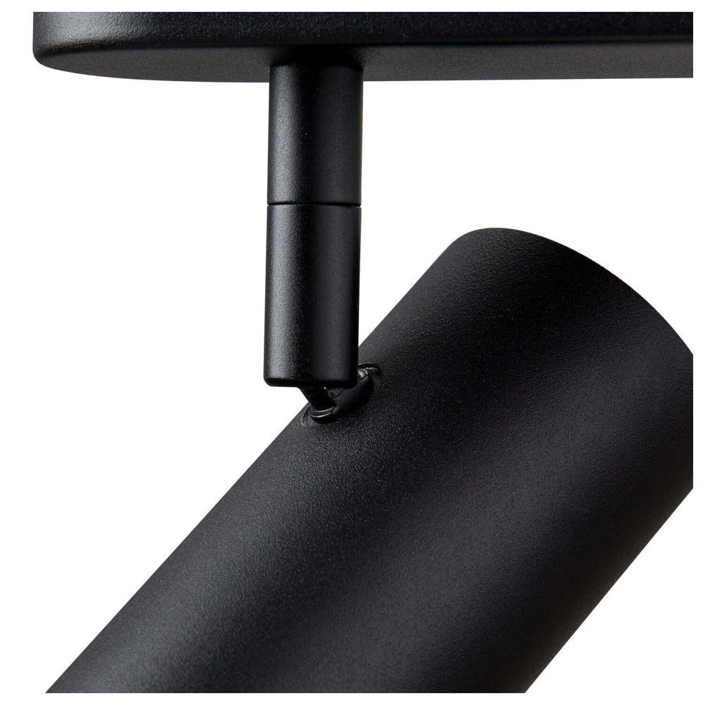 LED Led Wand- und Deckenleuchte Noblo in Schwarz 3X 19W 7080Lm günstig online kaufen