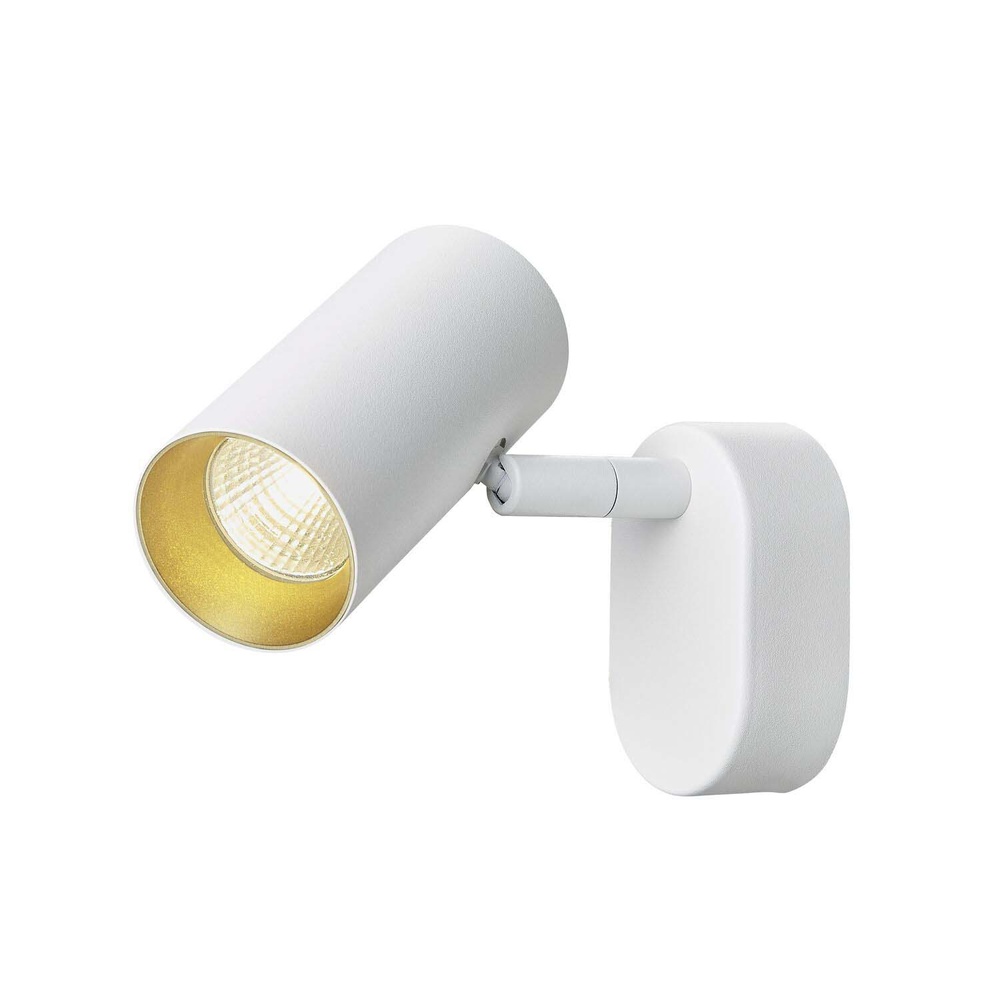 LED Led Wand- und Deckenleuchte Noblo in Weiß und Gold 6W 750Lm