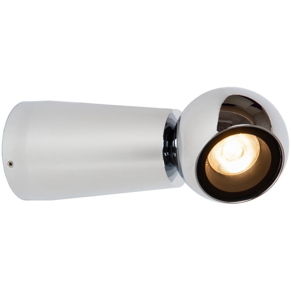 LED Wandleuchte Ipsos in Chrom 6W 420lm IP54