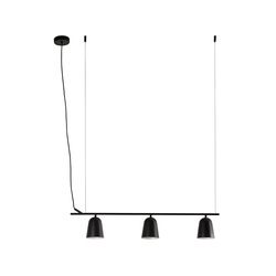 Pendelleuchte Studio in Schwarz und Schwarz-matt E14...