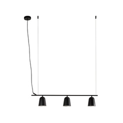 Pendelleuchte Studio in Schwarz und Schwarz-matt E14...