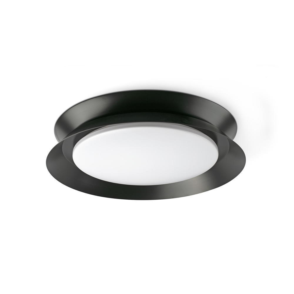 LED Deckenleuchte Tender in Schwarz-matt 24W 1369lm günstig online kaufen