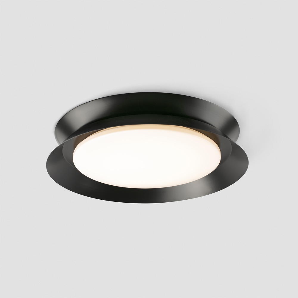 LED Deckenleuchte Tender in Schwarz-matt 24W 1369lm