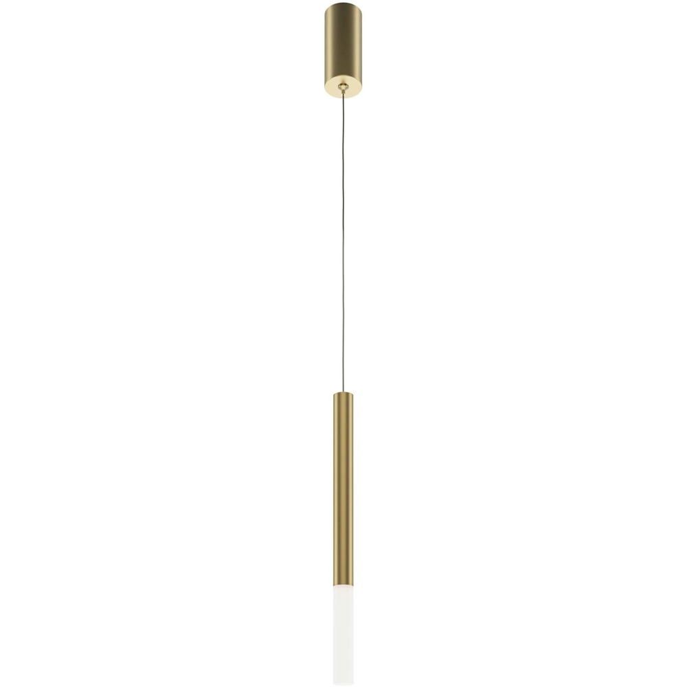 LED Pendelleuchte Pro Shade in Gold und Transparent-satiniert 6W 500lm