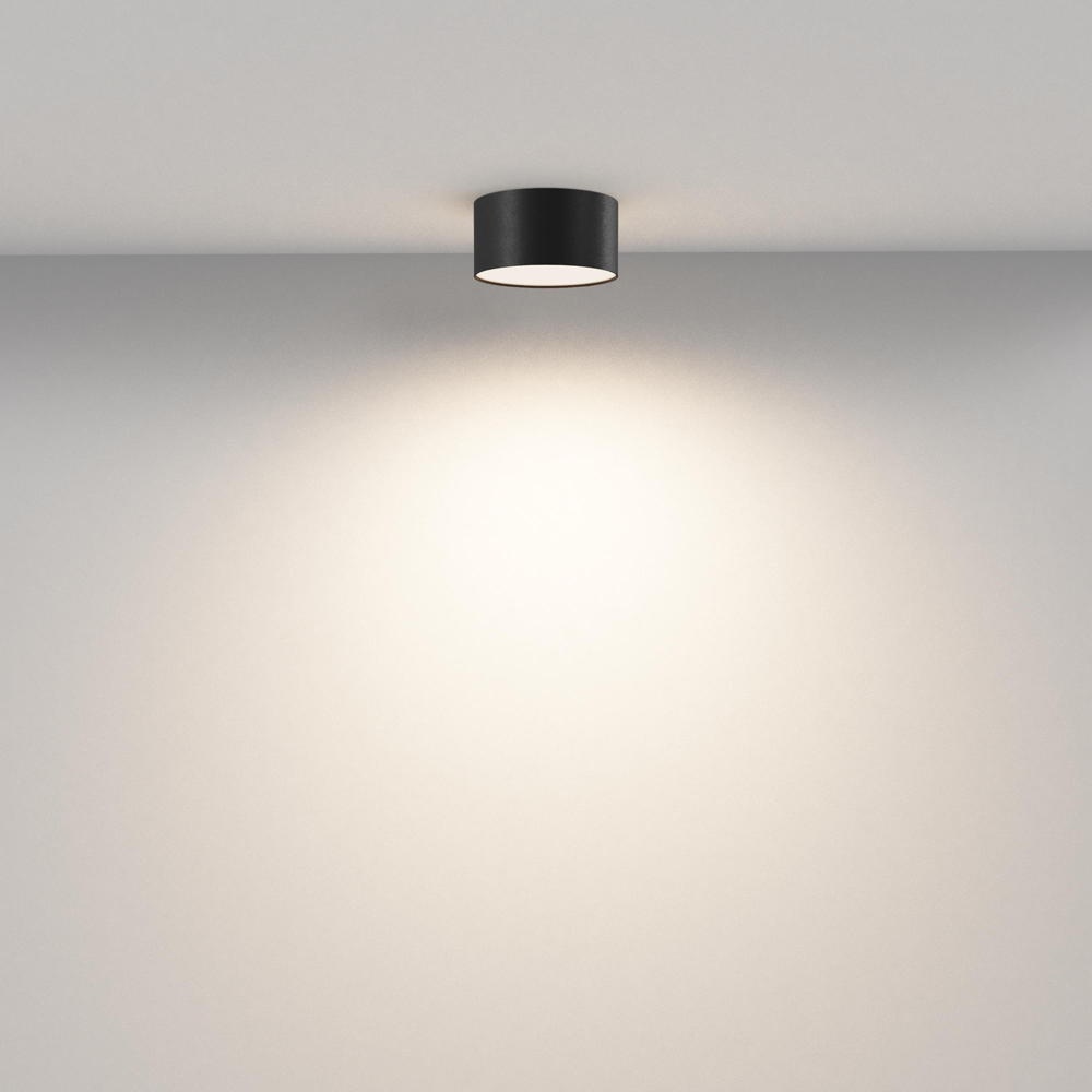 LED Deckenleuchte Zon in Schwarz 12W 560lm günstig online kaufen