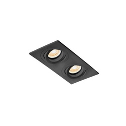 Einbaustrahler Radón in Schwarz-matt GU10