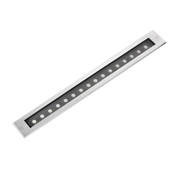 LED Bodeneinbauleuchte Falls in Edelstahl und Transparent...